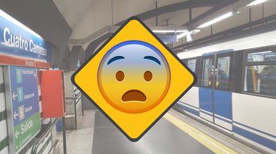 metro Madrid transbordo lento