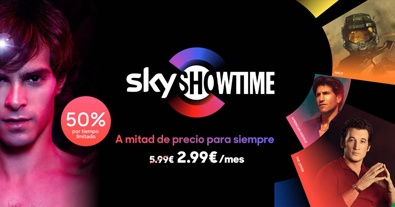 2,99 euros SkyShowtime