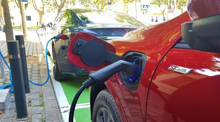 electric car charging point parking