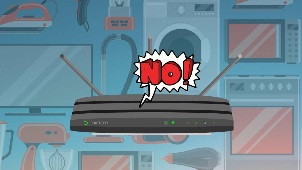 Stop: move the router away from these appliances if you want the Internet to work well