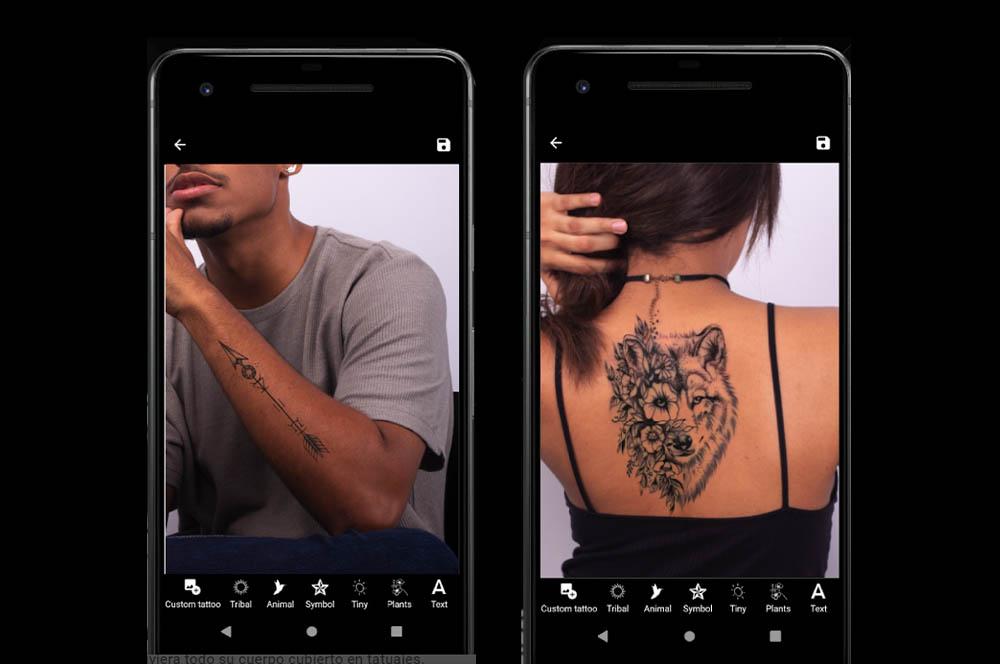 app foto tatuaje simulador