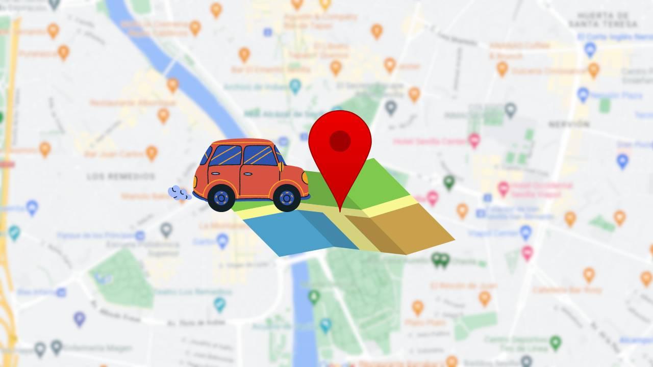 google maps aparcamiento