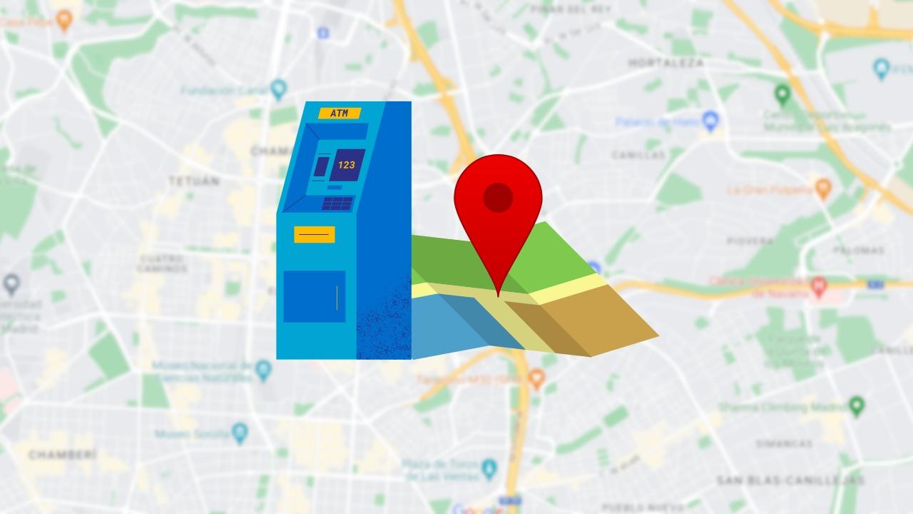 encontrar cajeros atm google maps