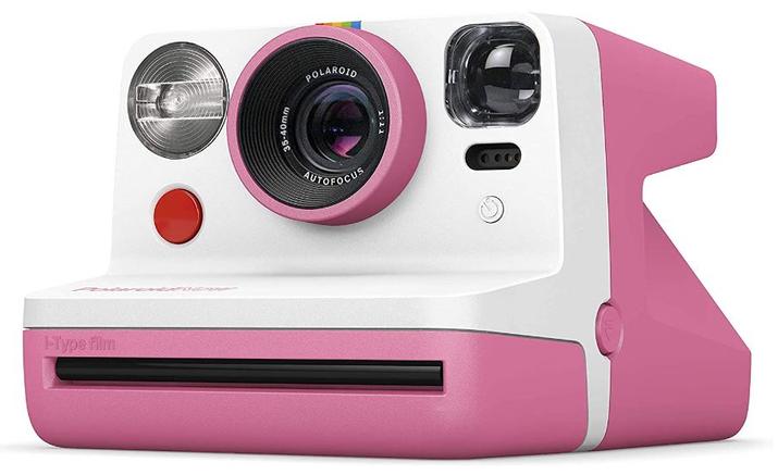 Cámara Polaroid en color rosa