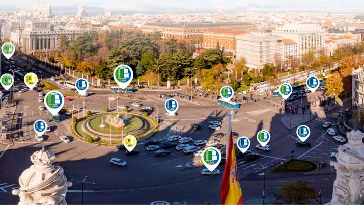 Distintivos ambientales permitidos por la DGT para circular por Madrid