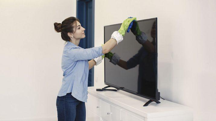 formas y consejos para limpiar tv