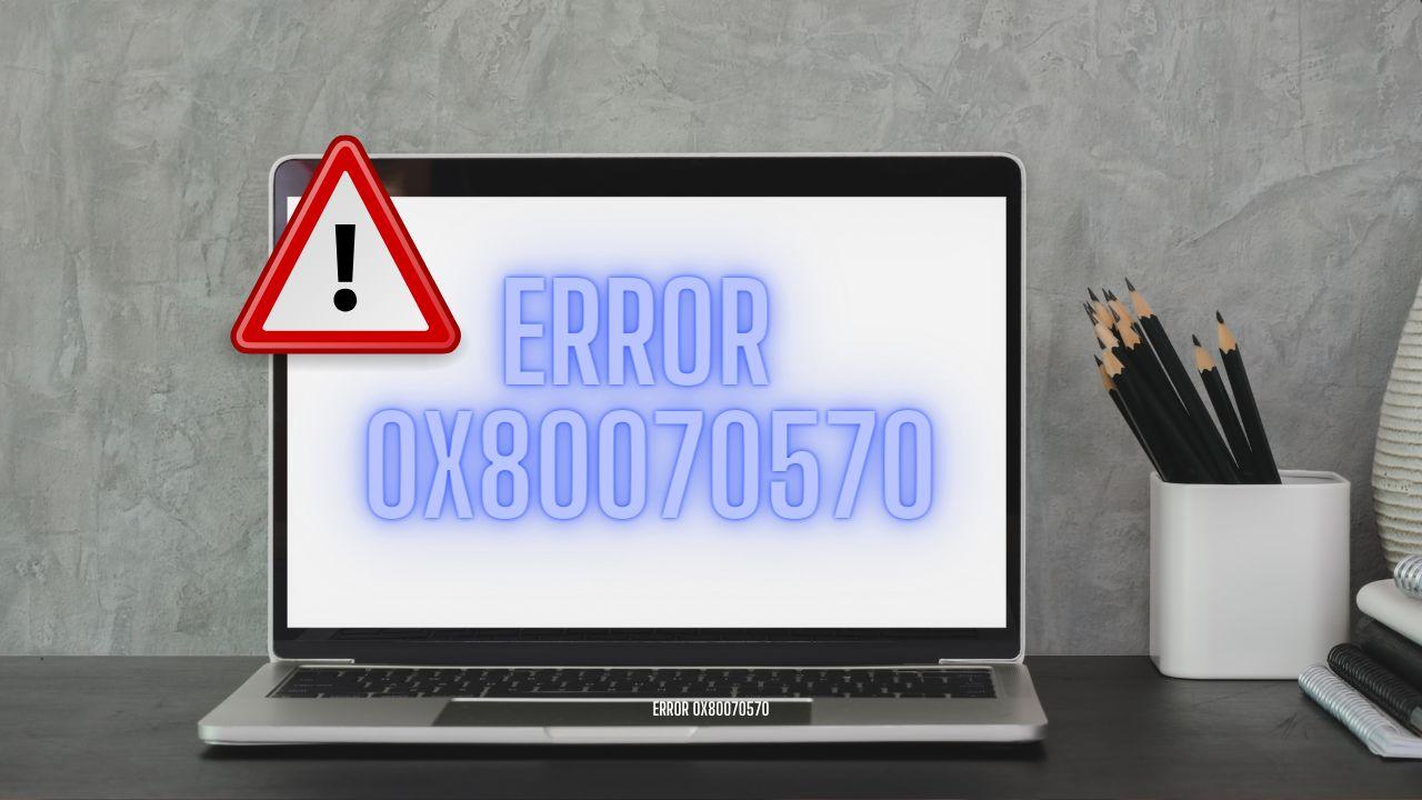 Are you getting Windows error 0x80070570?  The fix is ​​easy