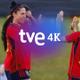 tve 4k selección femenina española de fútbol