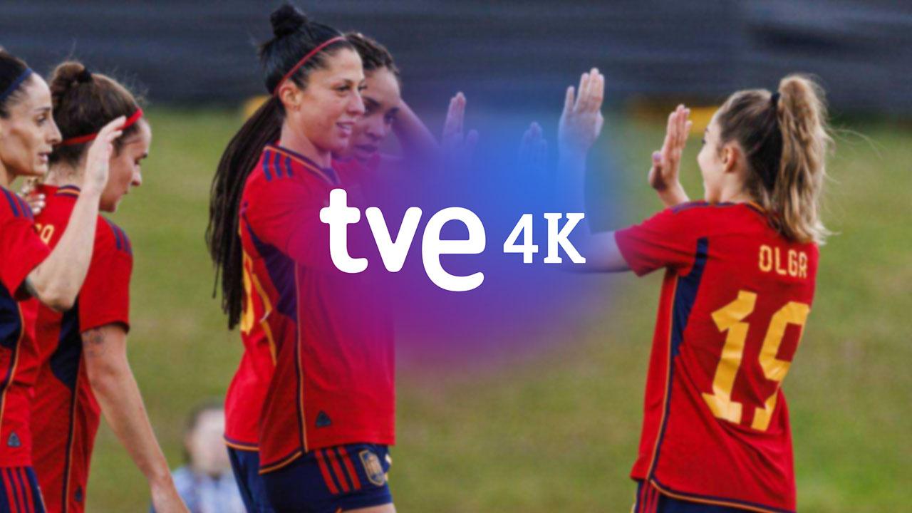 tve 4k selección femenina española de fútbol
