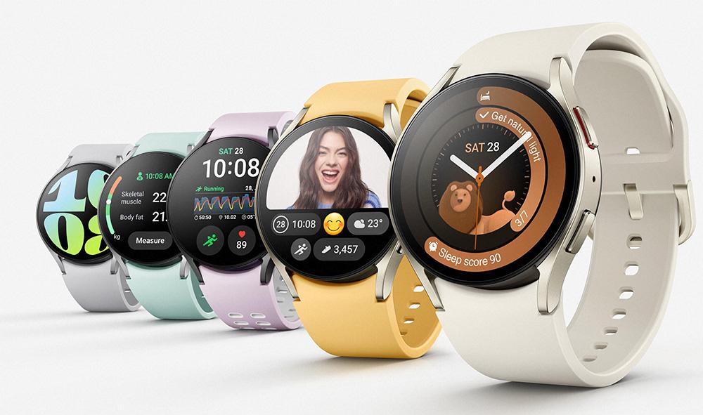 La gama de nuevos smartwatches Samsung Galaxy Watch6, en diferentes colores