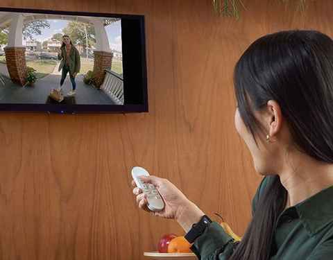 Este es el nuevo Chromecast con Google TV y mando a distancia