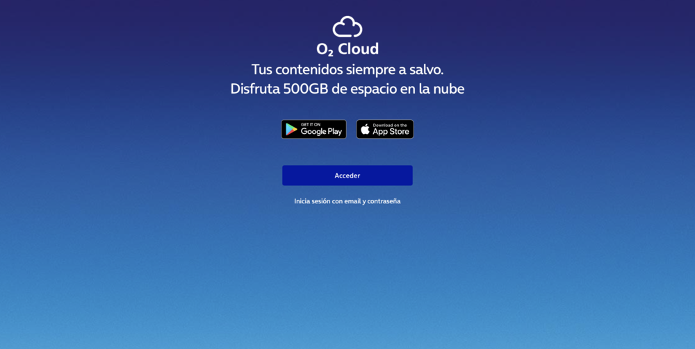 servicio O2 Cloud