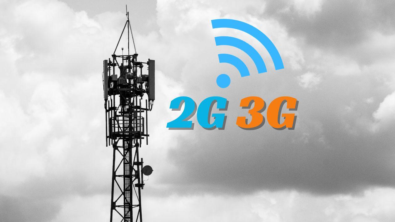 Antena con señal de conexión 2G y 3G