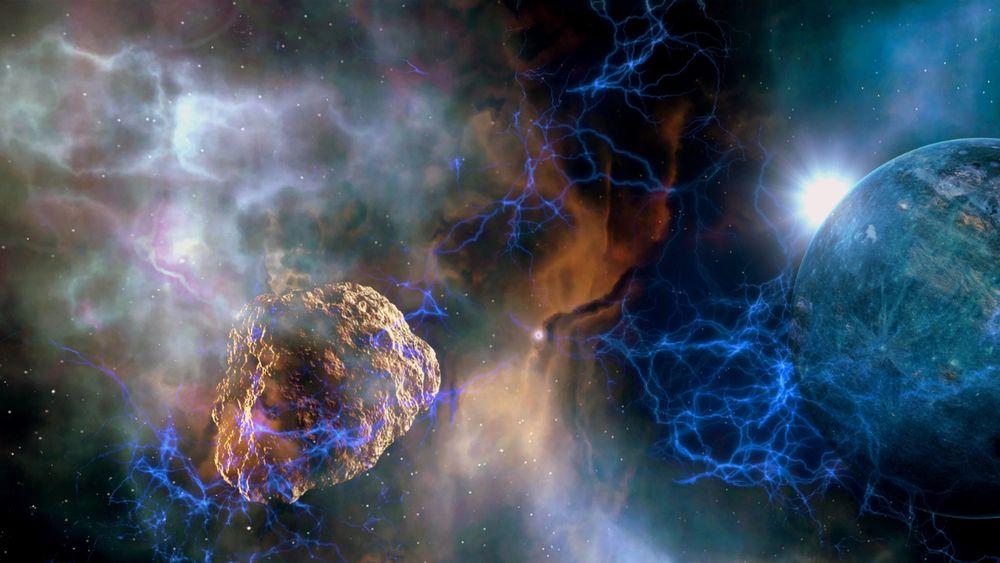 Rayos cósmicos en el espacio y asteroides