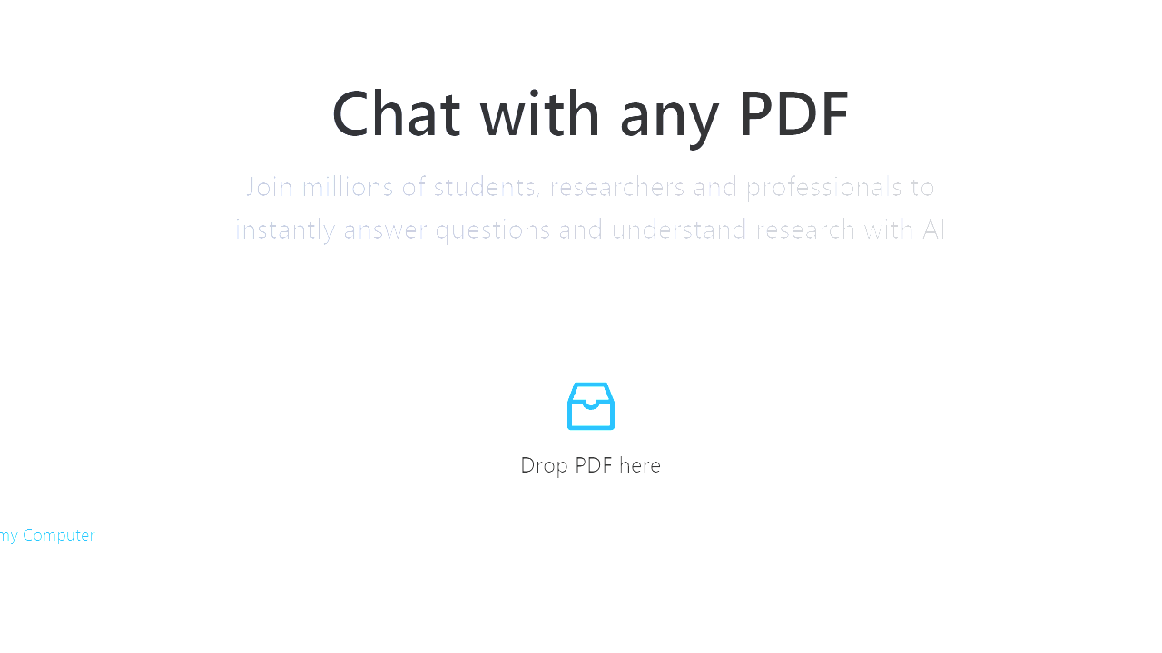 ChatPDF para subir PDF