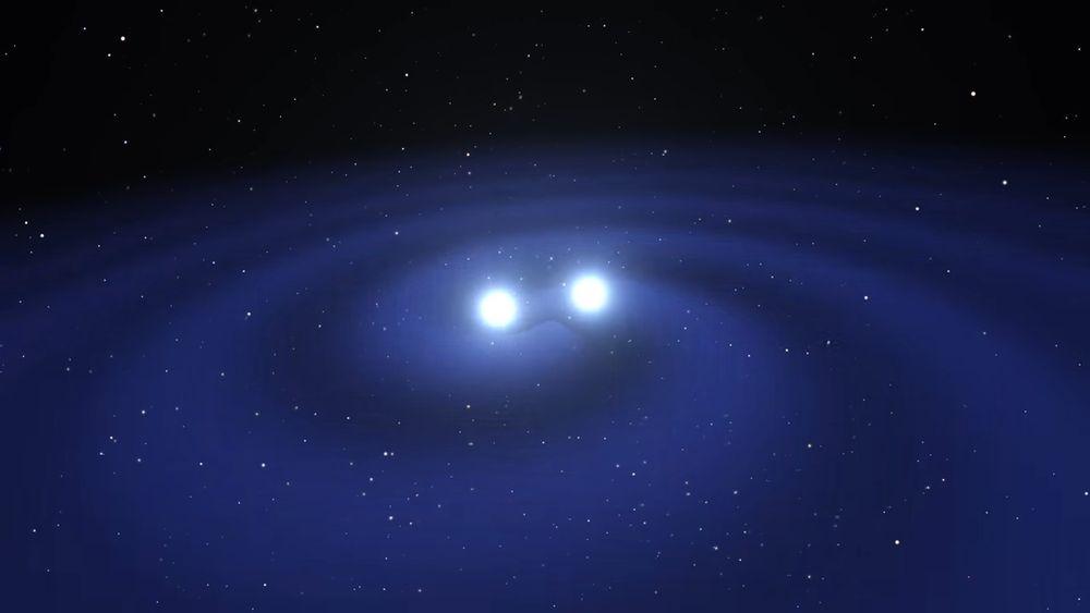 Estrellas de neutrones a punto de colisión