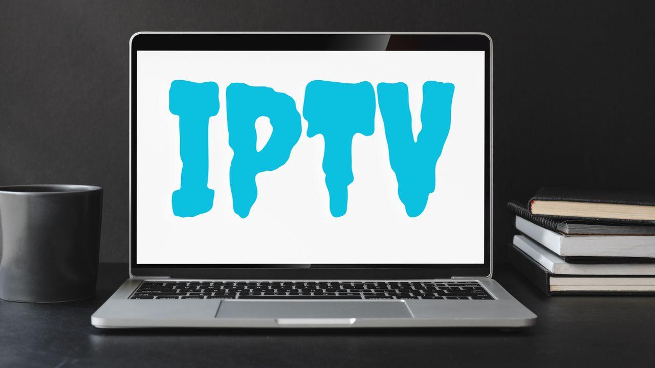 IPTV en una pantalla de ordenador portátil