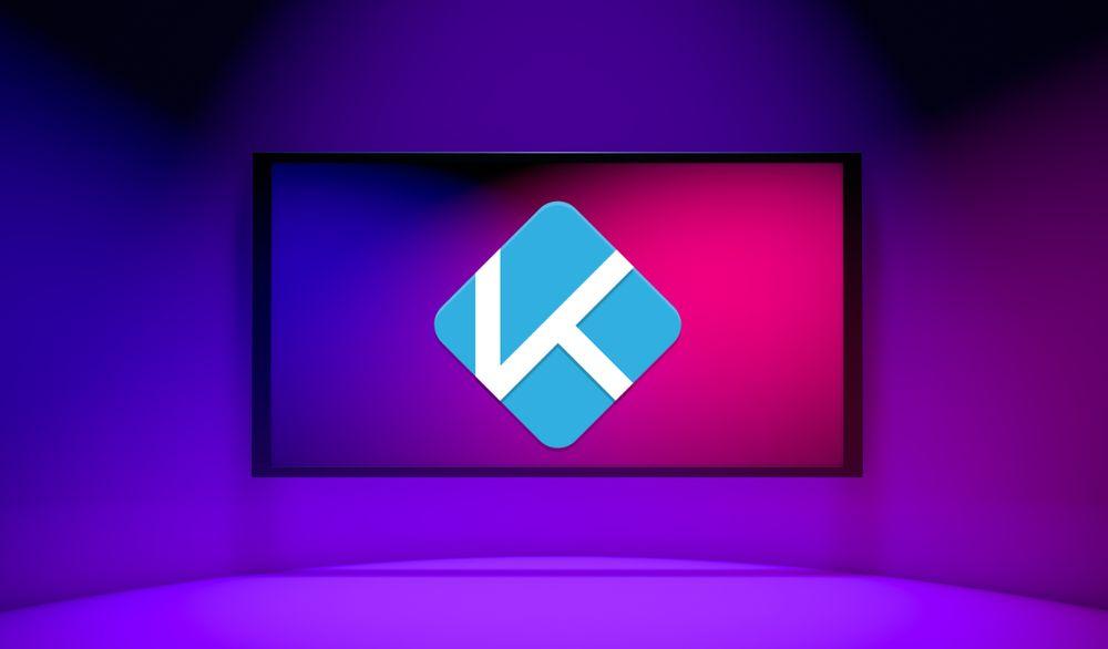 Smart TV con el logo de Kodi