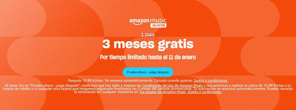 Promoción de Amazon Music Unlimited