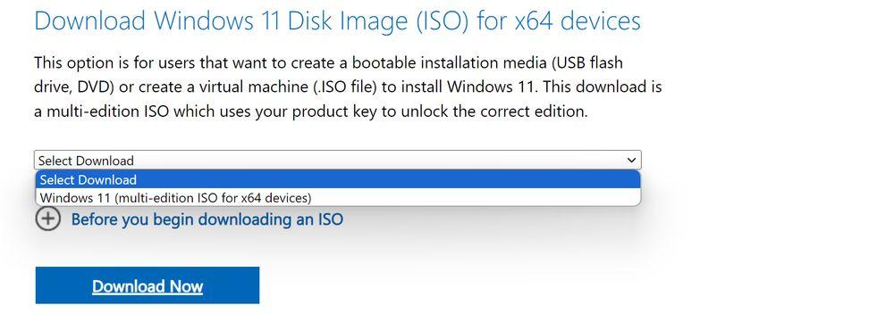 Descarga ISO Windows 11 23H2