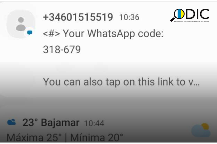 whatsapp ataque canarias codigo