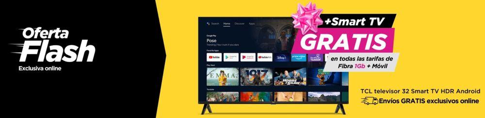 Promoción de Smart TV gratis con Fibra Jazztel
