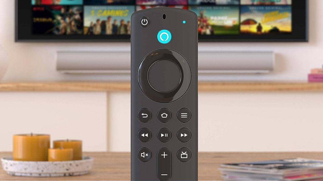 El mando del dispositivo Amazon Fire TV Stick
