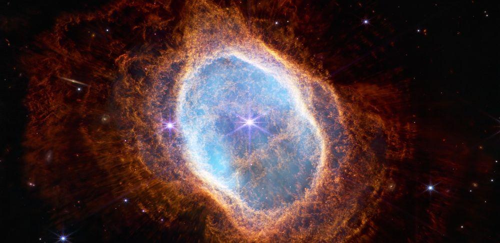 Nebulosa captada por un telescopio espacial