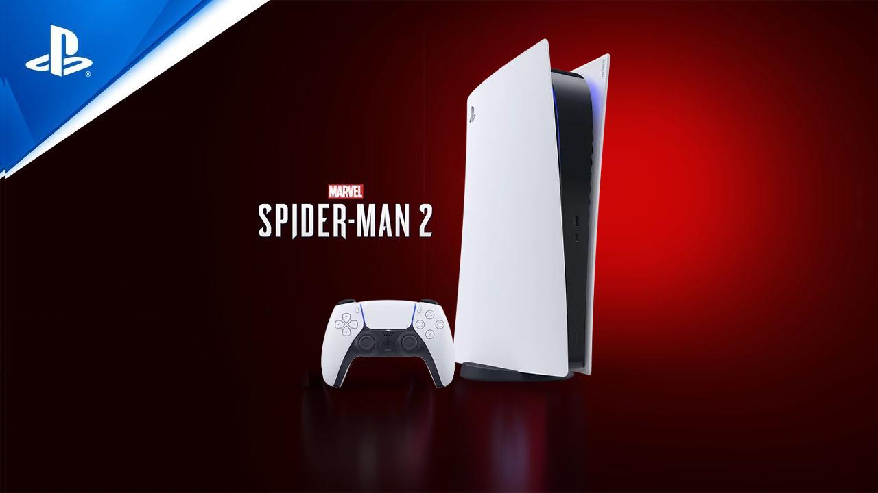 consola PS5 con Spider-Man