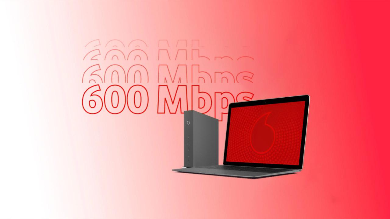 fibra de Vodafone con 600 Mbps