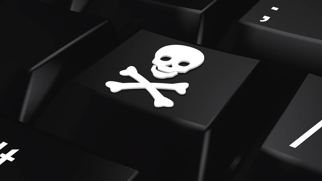 tecla PC piratería
