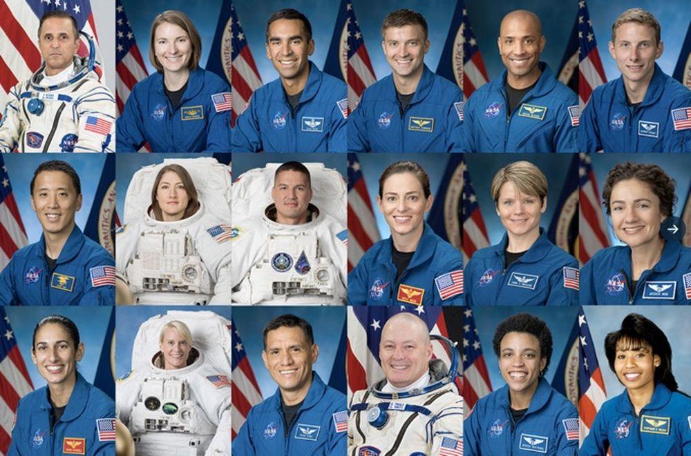 Grupo de astronautas que forman la misión Artemis 3 de la NASA