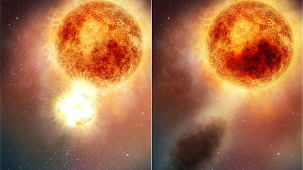La estrella Betelgeuse captada por la NASA