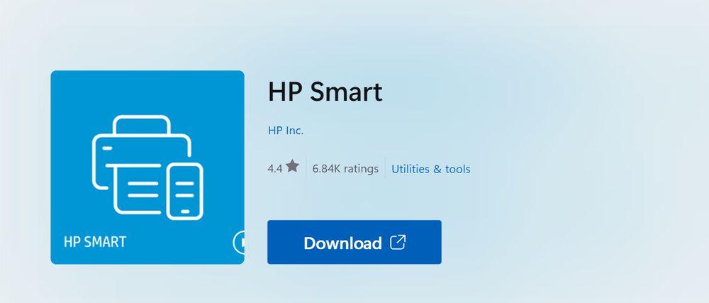 Icono de HP Smart en la Microsoft Store