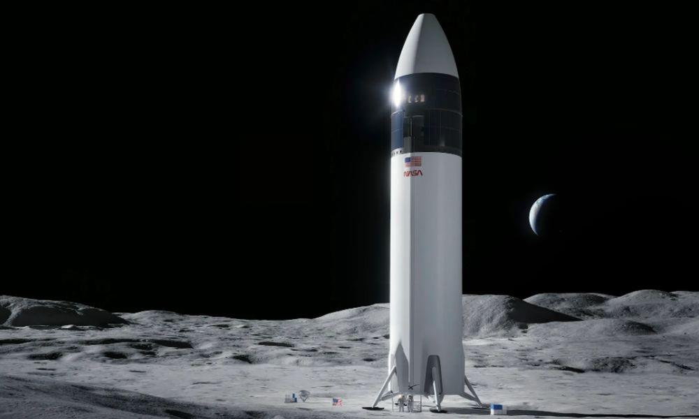 Nave Starship HLS Lander fabricada por SpaceX