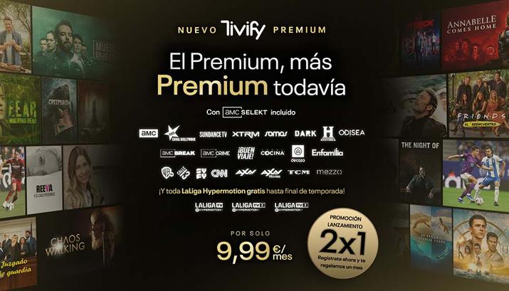 Canales del nuevo Plan Premium de Tivify
