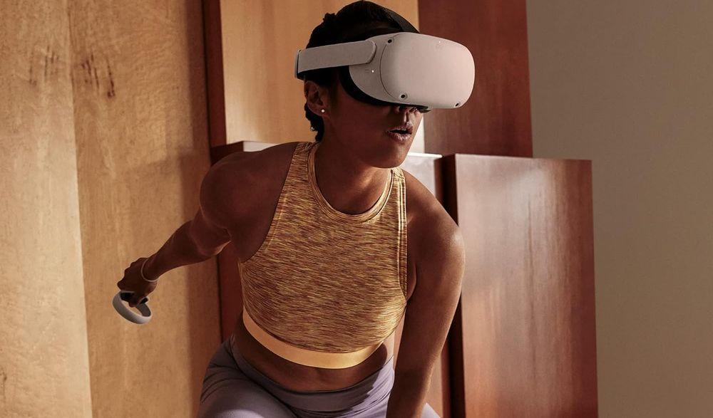 Probando el headset de realidad virtual Meta Quest 2