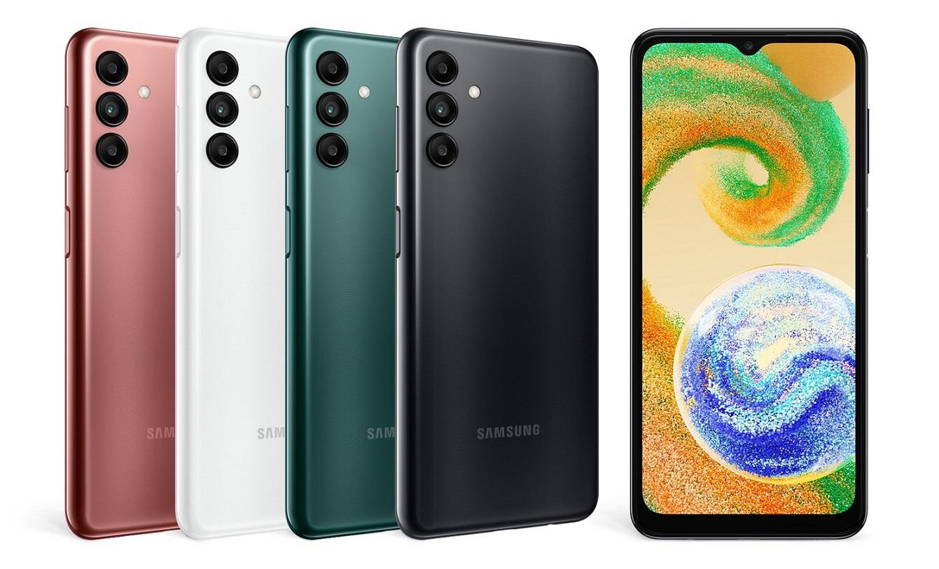 Smartphone Samsung Galaxy A04S en varios colores