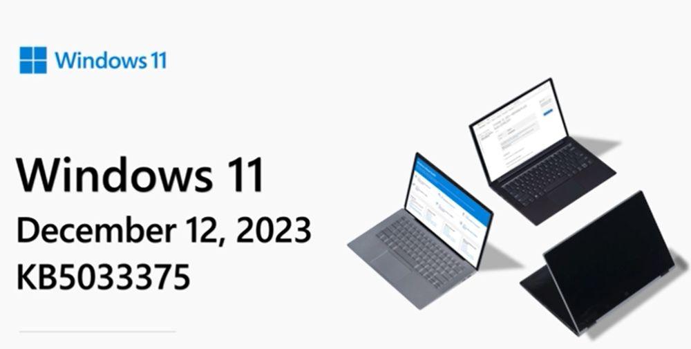 Actualización KB5033375 del sistema operativo Windows 11