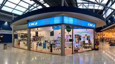 tienda de Digi localizada en un centro comercial