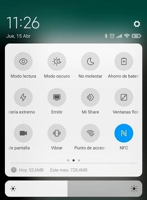 Activar y desactivar NFC en el móvil
