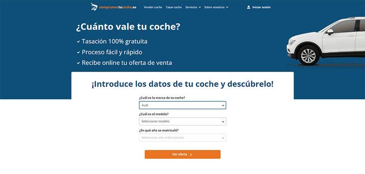 Tasación online gratuita en Compramostucoche.es