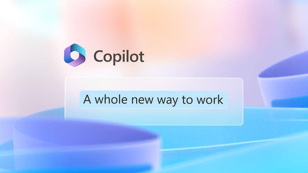 Imagen de Copilot indicando que es una nueva forma de trabajar
