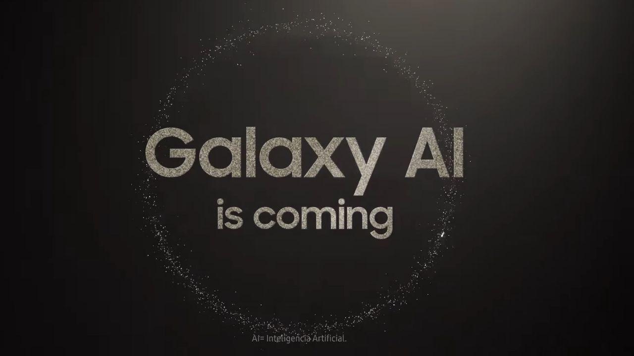 Logo de Galaxy is coming para el nuevo Galaxy