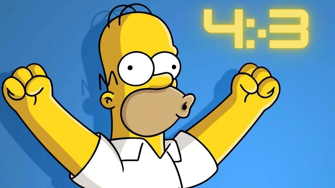 Homer Simpson celebra el formato clásico de Los Simpson