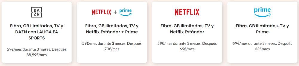 Ofertas de Euskaltel para conseguir servicios de streaming gratis