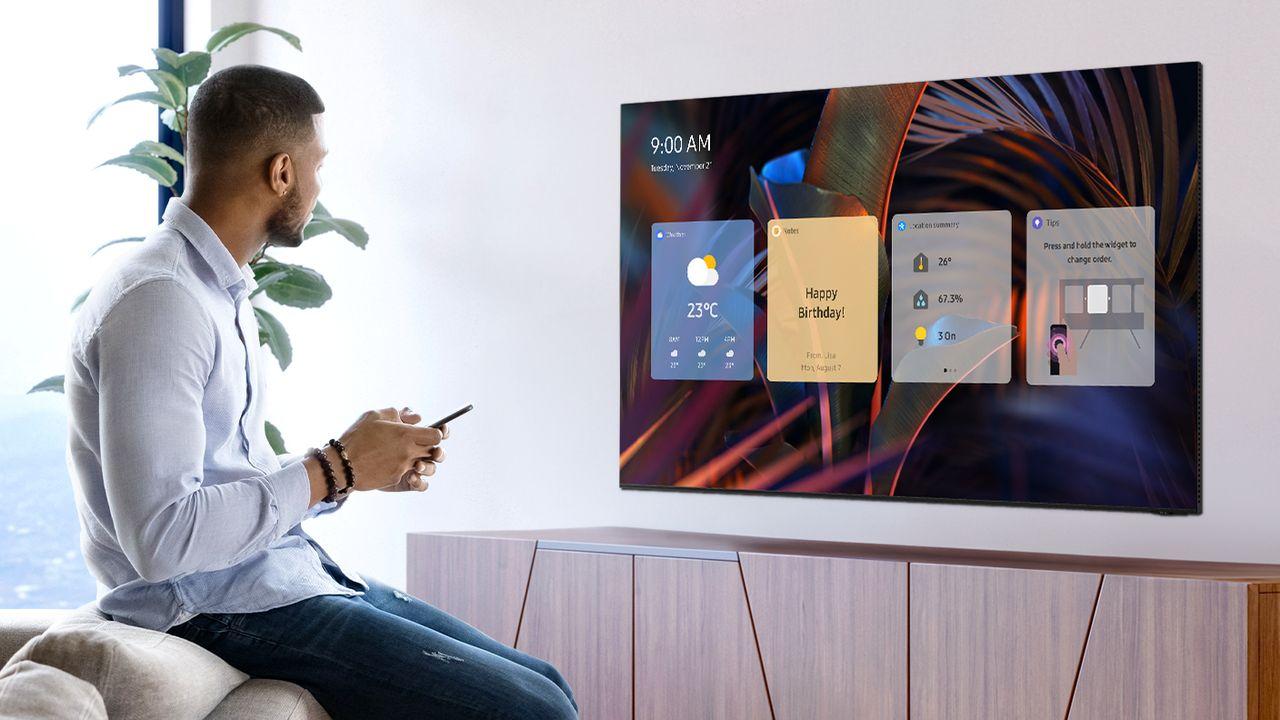 Modelo de Smart TV de Samsung para el CES 2024