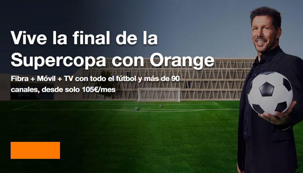Final Supercopa de España con Orange
