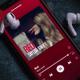 Taylor Swift sonando en Spotify
