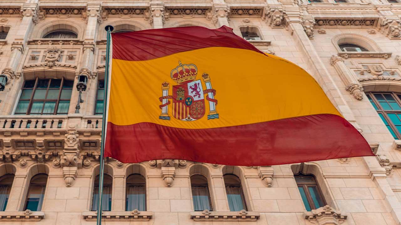 Bandera España Edificio